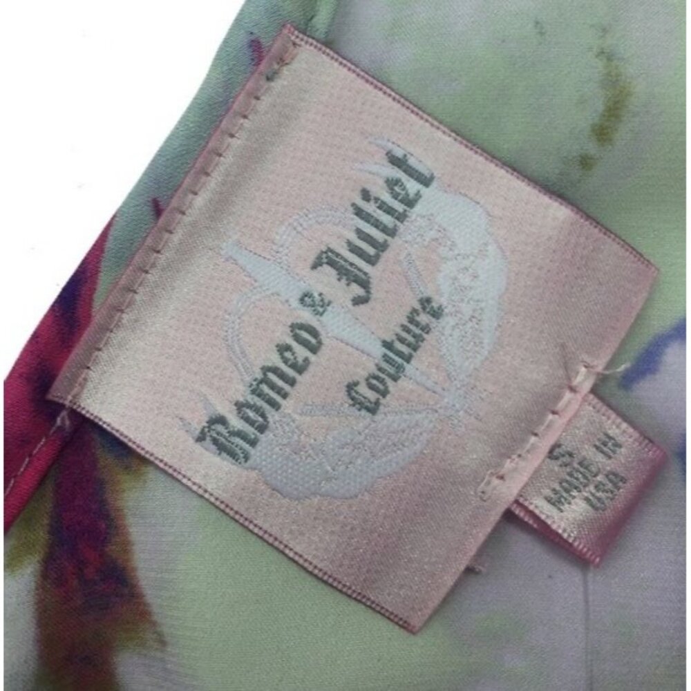 NWT Romeo & Juliet Couture Floral Sleeveless Peplum Top - Picture 5 of 7
